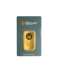 1 oz GOLD BAR Perth Mint